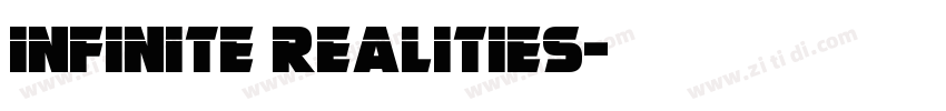 infinite realities字体转换